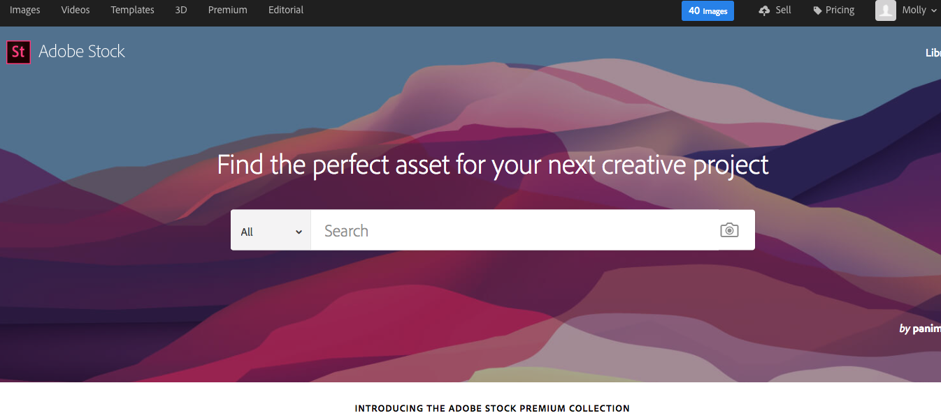 Adobestock.com Home Page